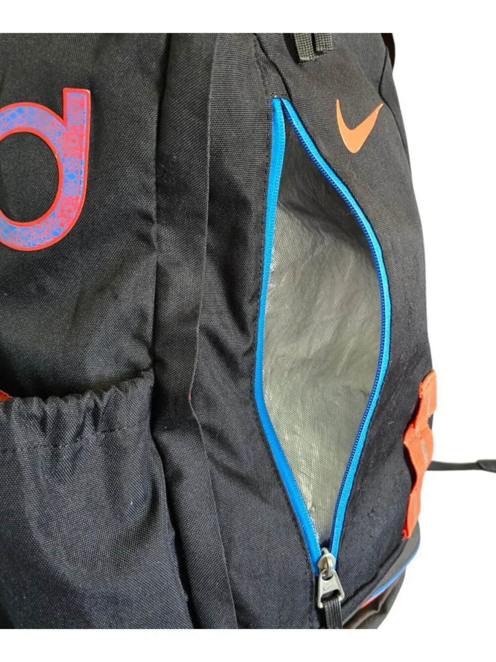 Nike Air Max KD Kevin Durant Fast Break Basketball Backpack Black Orange Blue